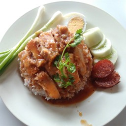 ข้าวมันไก่ ข้าวหมูกรอบ