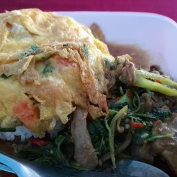 กระเพราะเป็ดไข่เจียว