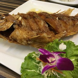 ปลาทับทิมทอดน้ำปลา กรอบนอกนุ่มใน😘