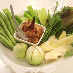 น้ำพริกกุ้งเสียบ  ( 170 บาท+)