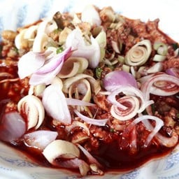 ลาบแดง เป็ด ฿75 👍👍👍👍👍