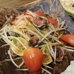 ตำหอยแครงน้ำซีฟู้ด