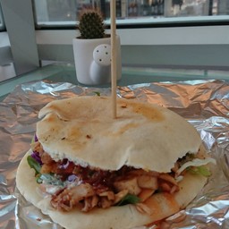 Chicken kebab in pita bread