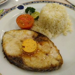 สเต็กปลาอินทรีย์ 158 บาท