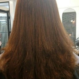 before ปลายผมเสียมาก 