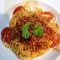 สปาเกตตี้น้ำพริกอ่อง