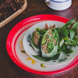 ปอเปี๊ยะญวนน้ำพริกเห็ด