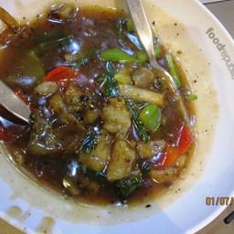 ลืมถ่ายก่อนแบ่งให้เด็กน้อย แต่รสชาติดีนะ