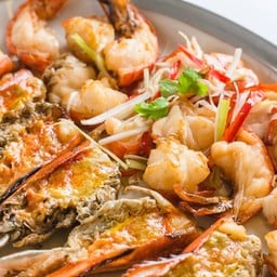 กุ้งแม่น้ำทอดเกลือ