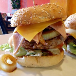 Boomerang Pork Super Burger+set