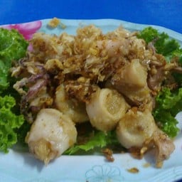หมึกไข่ทอดกระเทียม