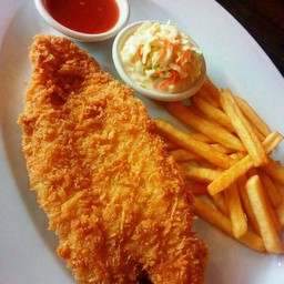 สเต๊กปลาดอรี่ (ฬ) ชุปเกร็ดขนมปังทอด