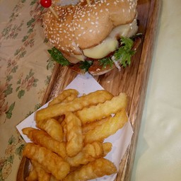 Boomerang Chicken Super Burger+set