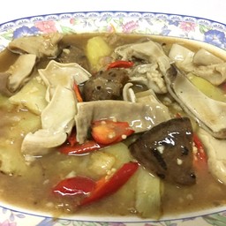 กระเพาะหมูผัดเกี้ยมฉ่าย (เล็ก)