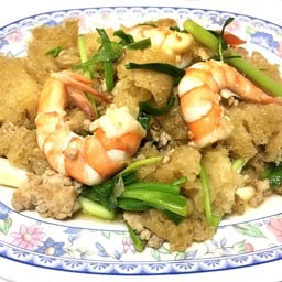 กระเพาะปลาผัดเเห้ง