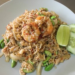 ข้าวผัดสะตอกุ้ง