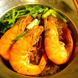 กุ้งอบวุ้นเส้นรสชาติระดับภัตตาคารเลยค่ะ
