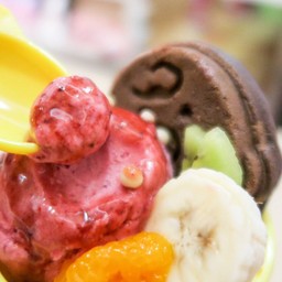 เจลาโต้รสเบอร์รี่ หวานเปรี้ยว ทานแล้วสดชื่น