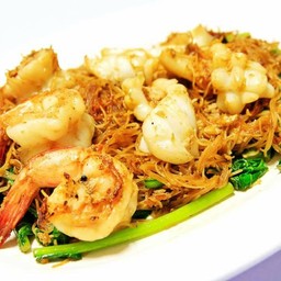 ผัดซีอิ๊วทะเล เส้นหมี่