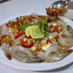 กุ้งแช่น้ำปลาสูตรปลาร้านัว