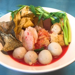 (เส้นใหญ่) ก๋วยเตี๋ยวเย็นตาโฟ ธรรมดา
