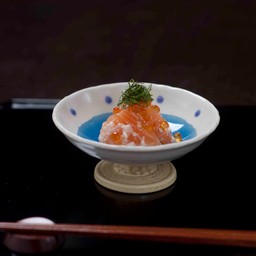 Homemade salted Salmon innerds