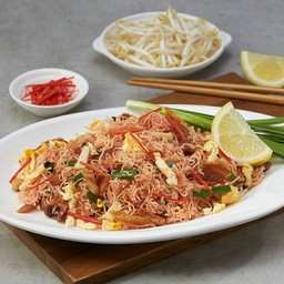 หมี่เบคอนกรอบ