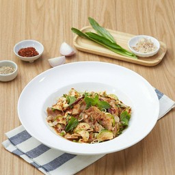 ยำหมูย่างมะเขือเปราะ