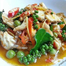 เนื้อปลาผัดฉ่า