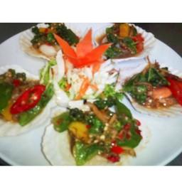 หอยเซลล์ผัดฉ่า