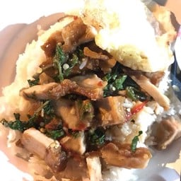 ข้าวผัดปู อาหารตามสั่ง  รั้วกังสดาล