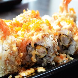 กุ้งเทมปุระทอดสอดไส้ครีมชีส