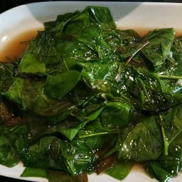 ใบเหรียงผัดน้ำมันหอย