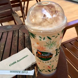 White Choc Macchiato Frappe. (ราคา 70 บาท)