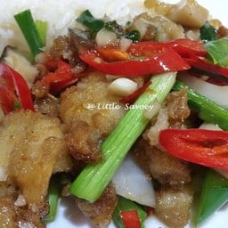 ข้าวหน้า_ผัดพริกสด