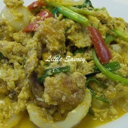 ปูนิ่มผัดผงกะหรี่