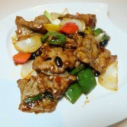 เนื้อผัดซอสเต้าซี่