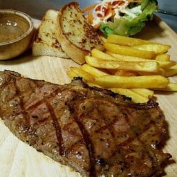 สเต็กเนื้อสันนอก