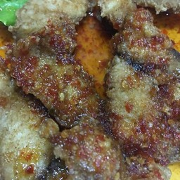 เนื้อปลาราดพริก