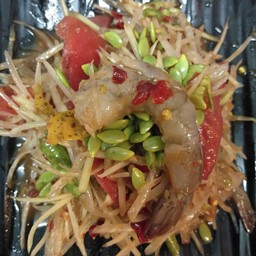 ตำกุ้งสด