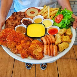 ซุปเปอร์คอมโบชุดหมู+ไก่