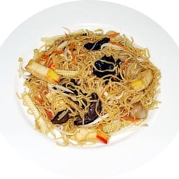 บะหมี่ผัดหยังโจวมังสวิรัติ