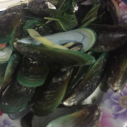 หอยแมงภู่นึ่ง