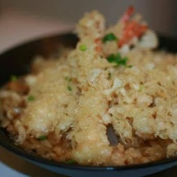 อูด้งแกงกะหรี่กุ้งทอด