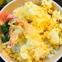 ข้าวหน้ากุ้งเทมปุระ