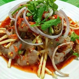 ยำมะม่วงกุ้งสดพิเศษ(ชุดใหญ่)