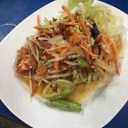 สเต็กลาวจานร้อน (เจ๊ตู่)