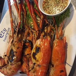 กุ้งใหญ่เผา (ครึ่งกิโล)
