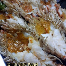 กุ้งแม่น้ำขนาดใหญ่ ไซด์9-10 ตัวโล 
เนื้อแน่น หวาน ฉ่ำ