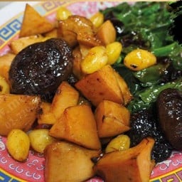 คะน้าเป๋าฮื้อเจี๋ยน